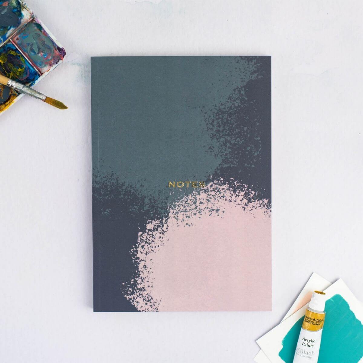 Abstract A5 Notebook