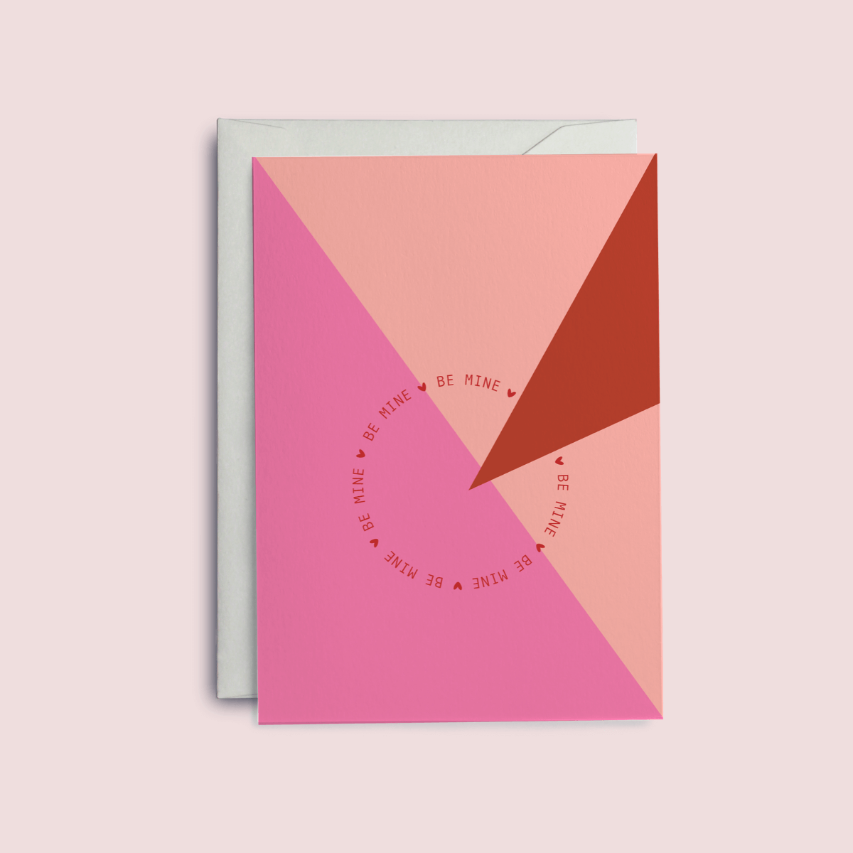 Be Mine Valentine's Card - The Design Palette