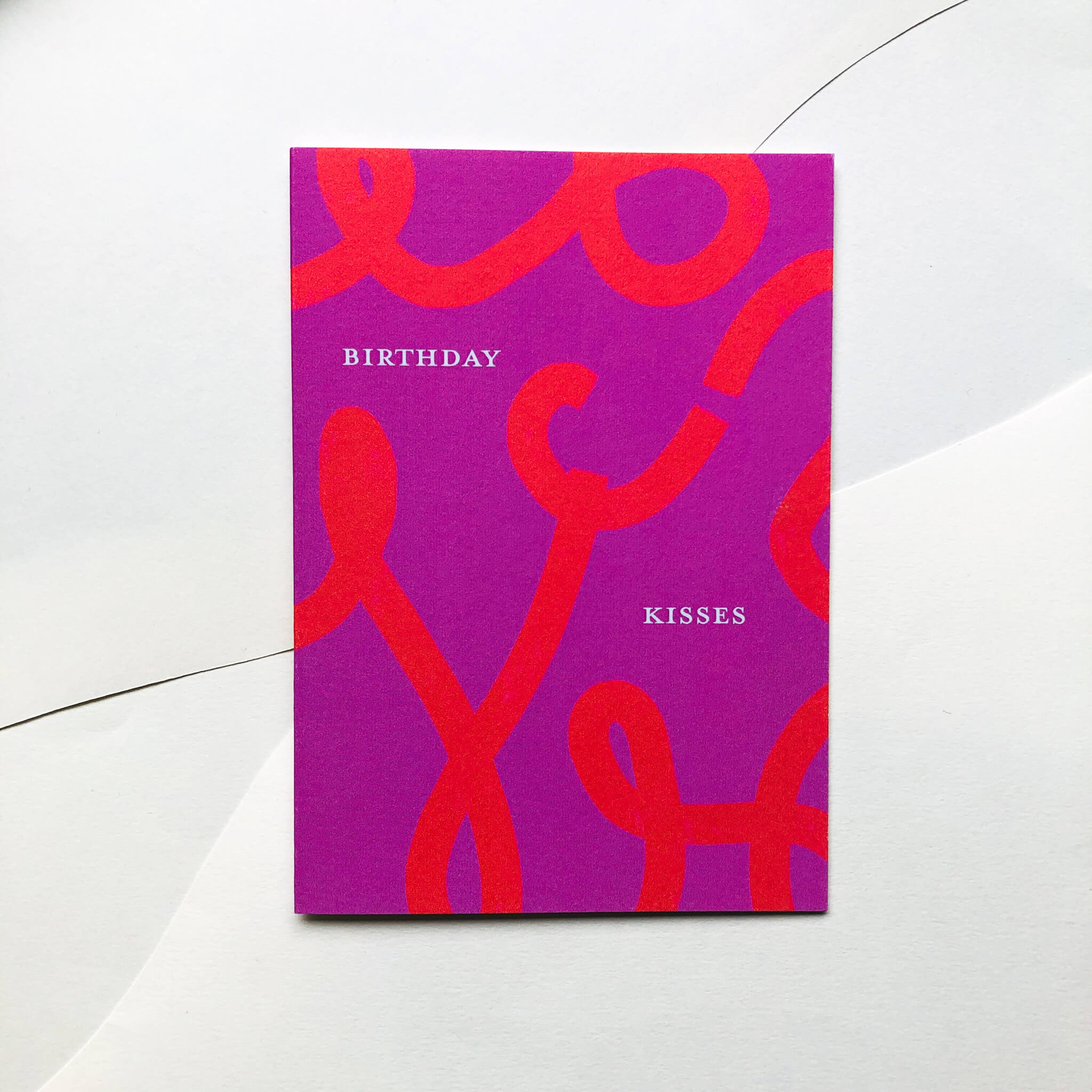 Birthday Kisses Card - The Design Palette