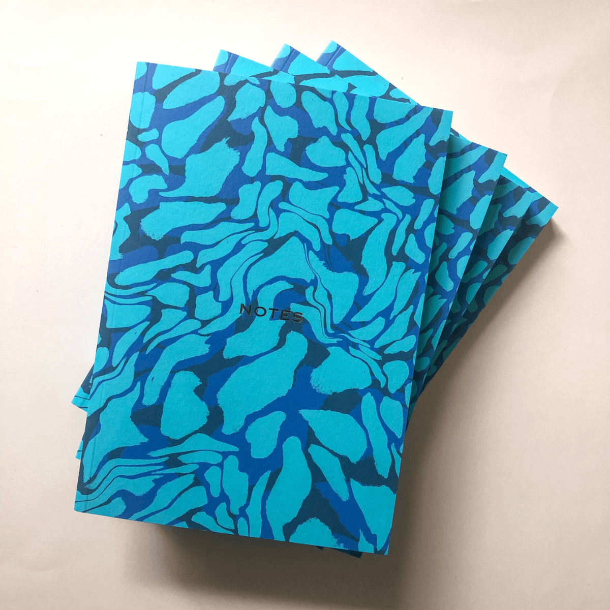 Blue Waves Notebook - The Design Palette