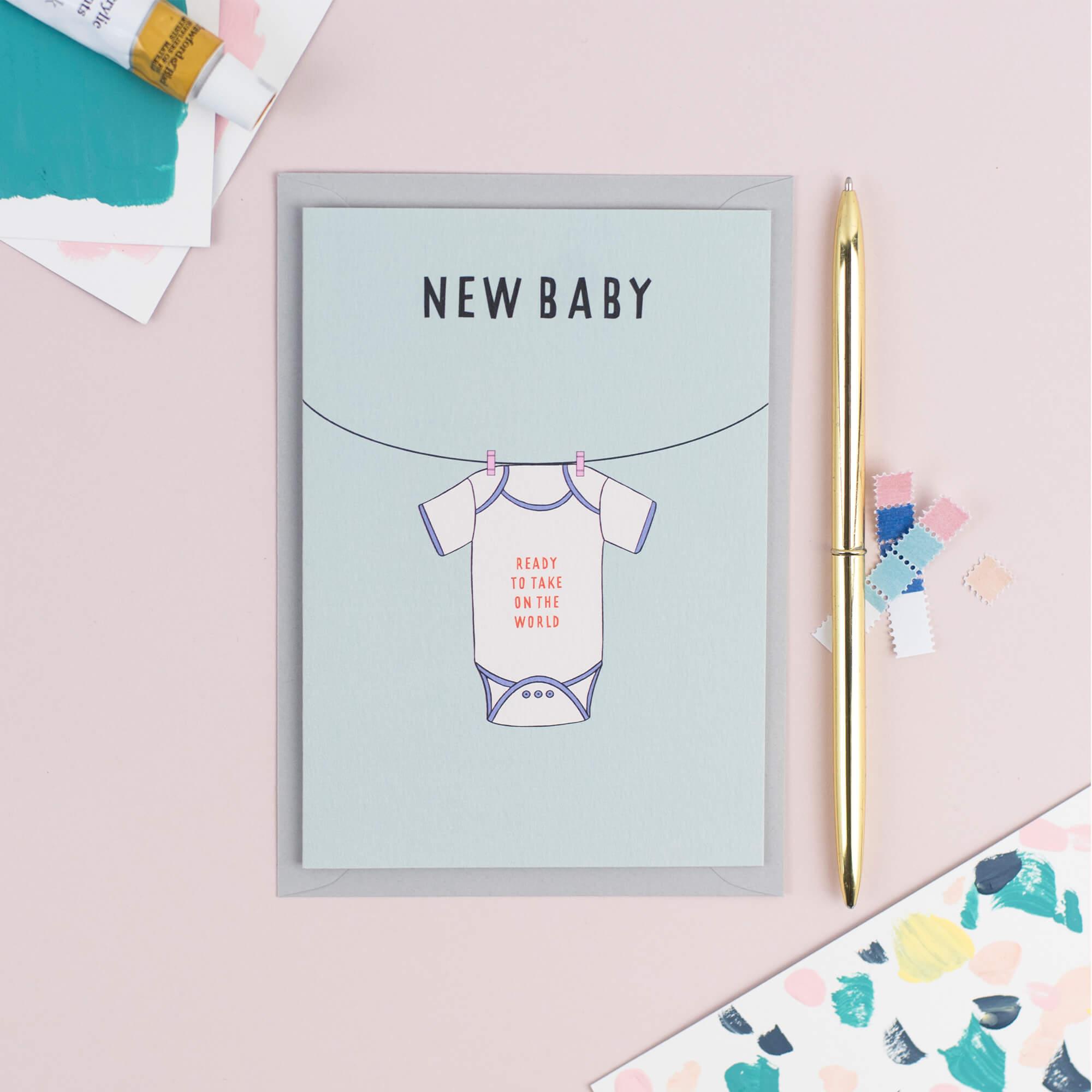 New Baby Gender-Neutral Card - The Design Palette