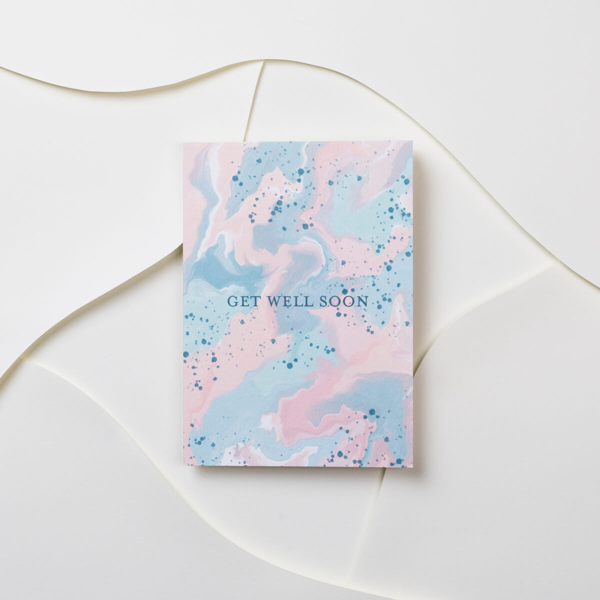 Get Well Soon Marble Card - The Design Palette