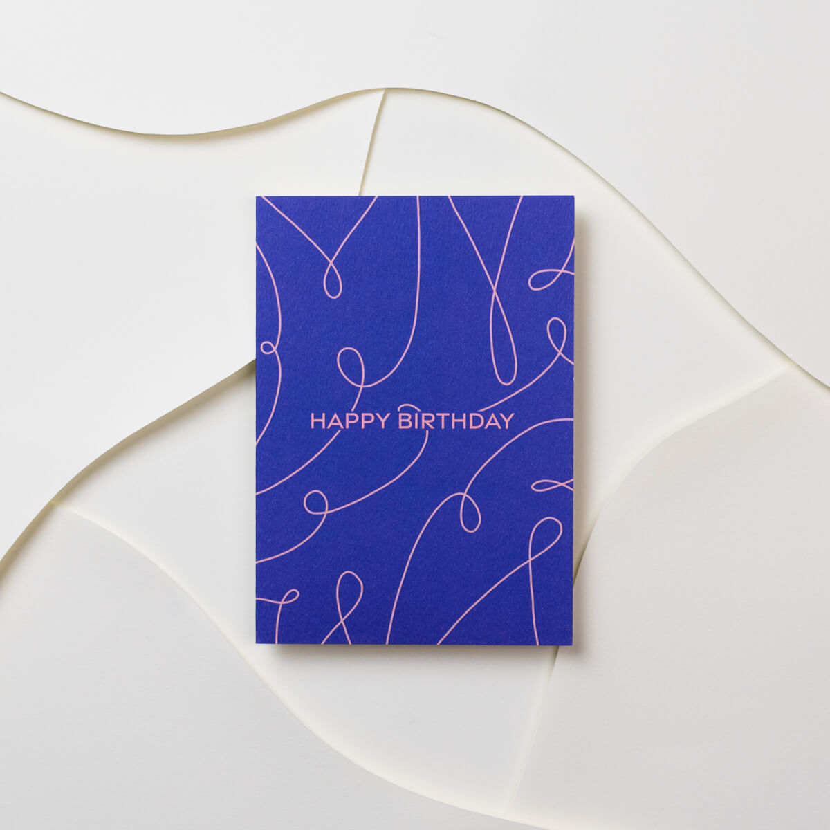 Happy Birthday Squiggles Card - The Design Palette