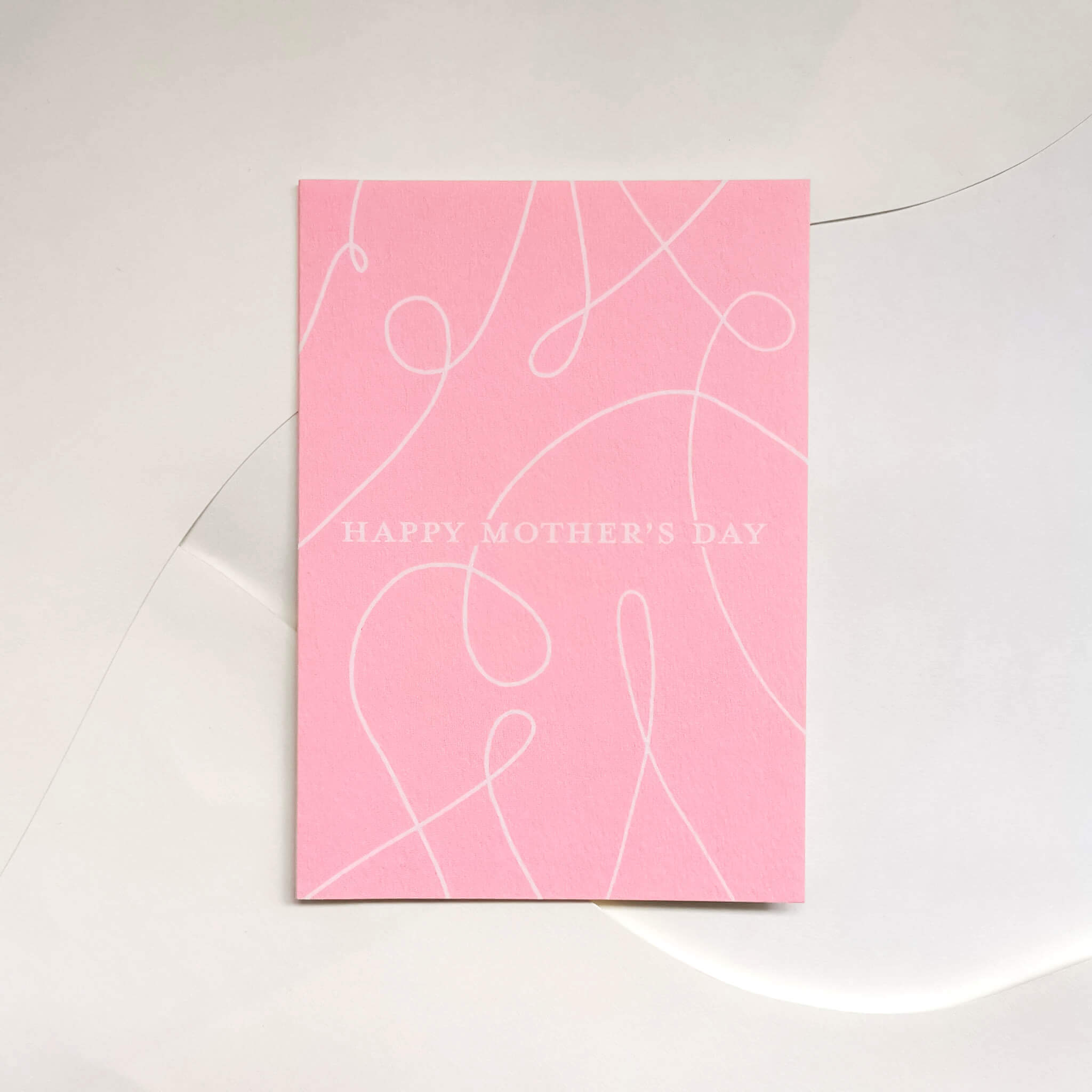 Happy Mothers Day Squiggle Card_The Design Palette