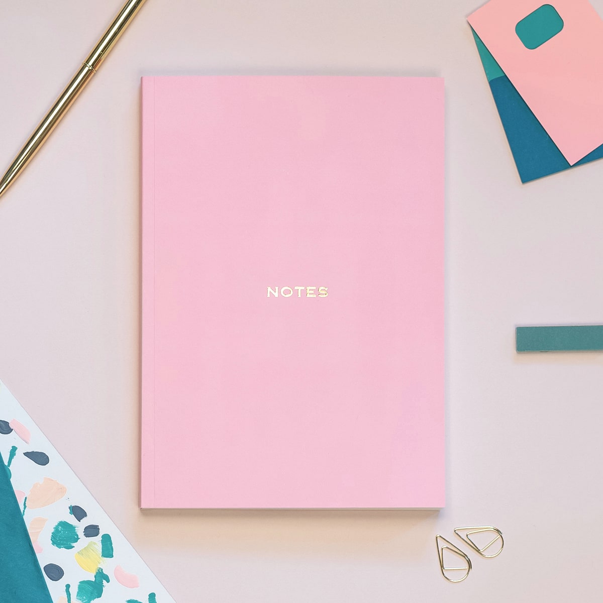 Rose Pink A5 Notebook - The Design Palette