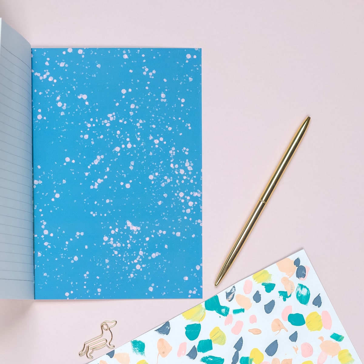 Paint Splash A5 Notebook - The Design Palette