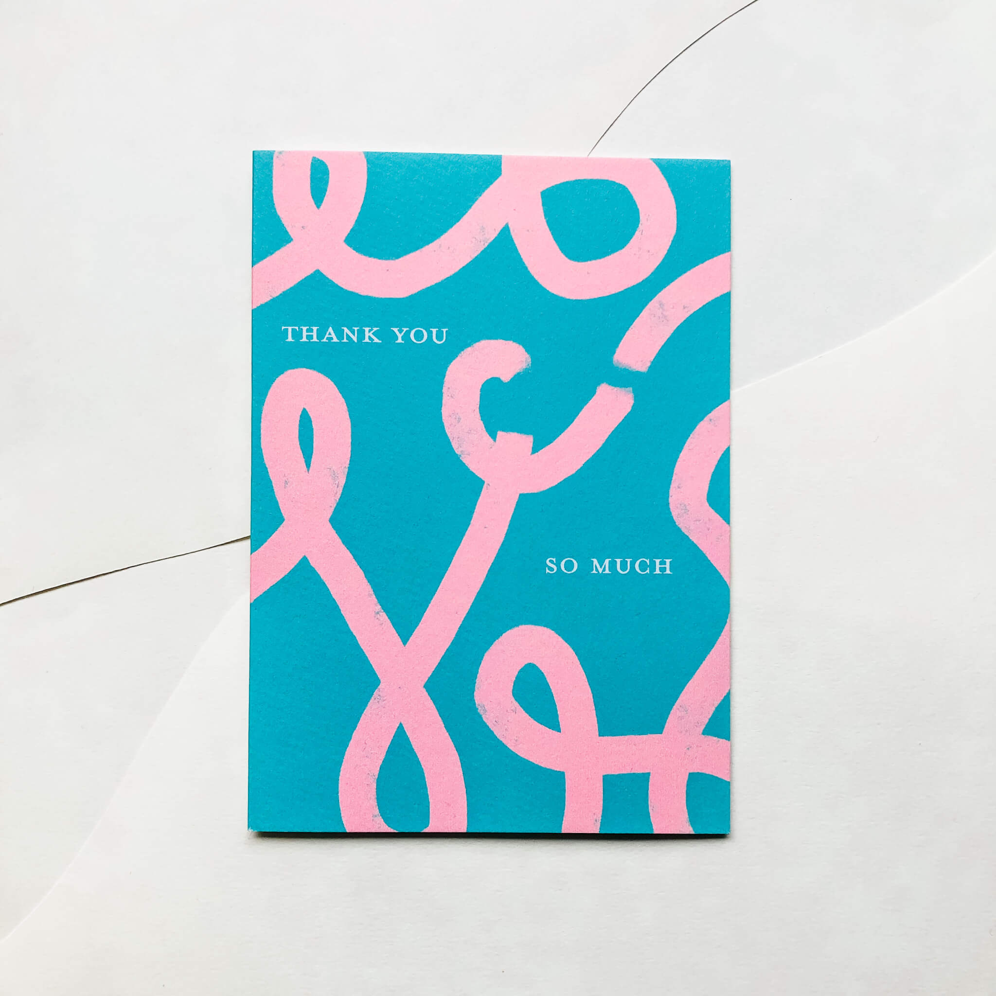 Squiggle Thank You Card - The Design Palette