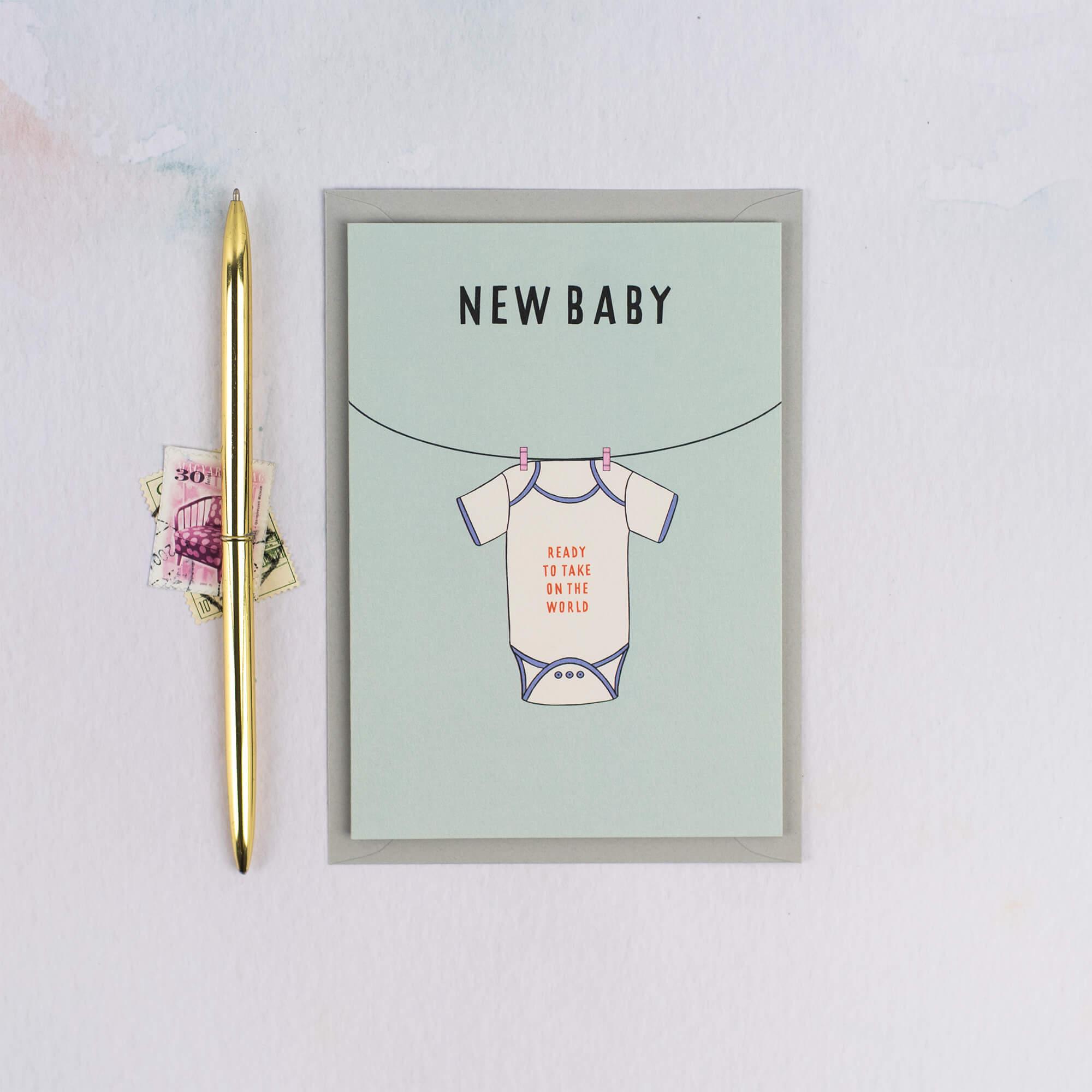 New Baby Gender-Neutral Card - The Design Palette
