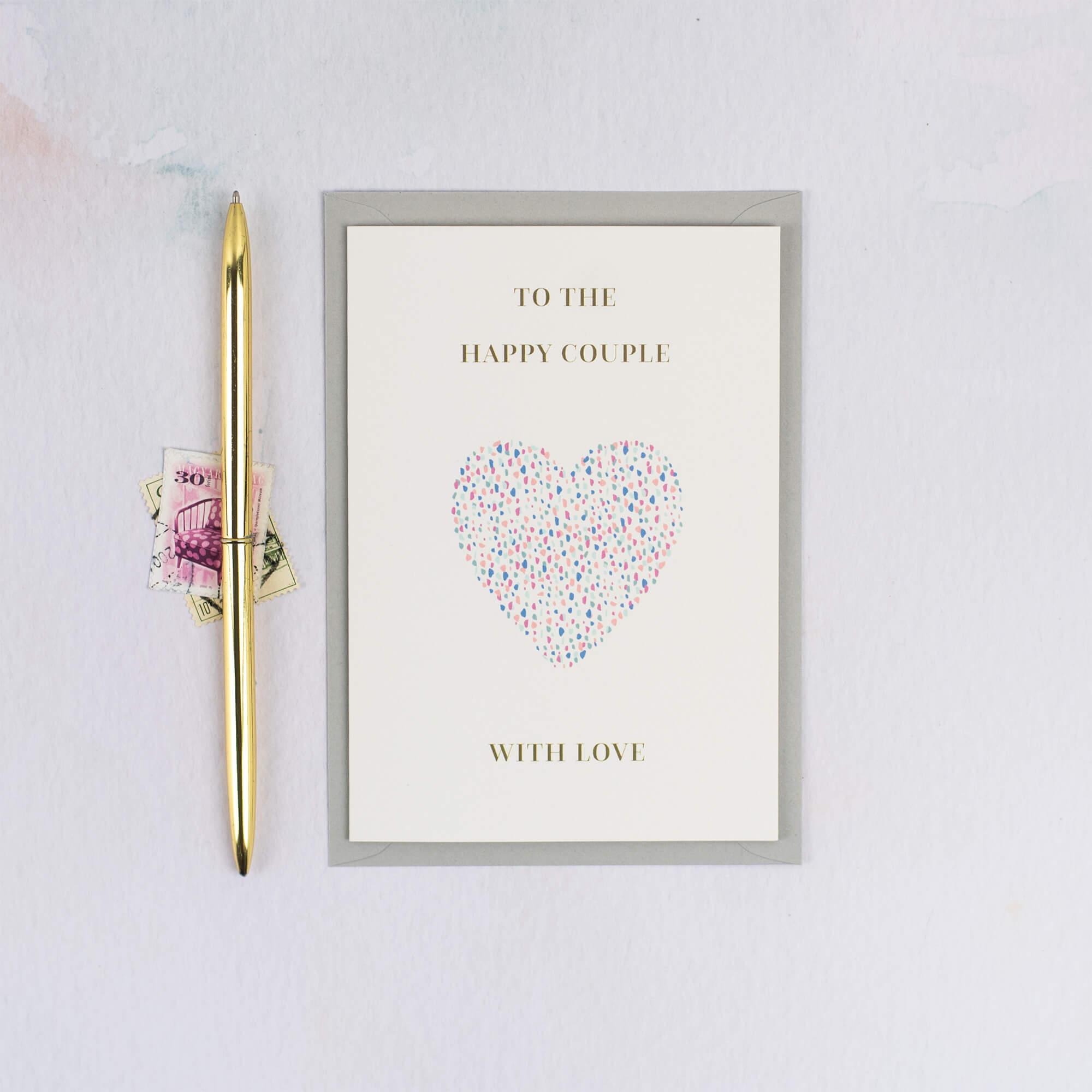 Wedding Confetti Card - The Design Palette